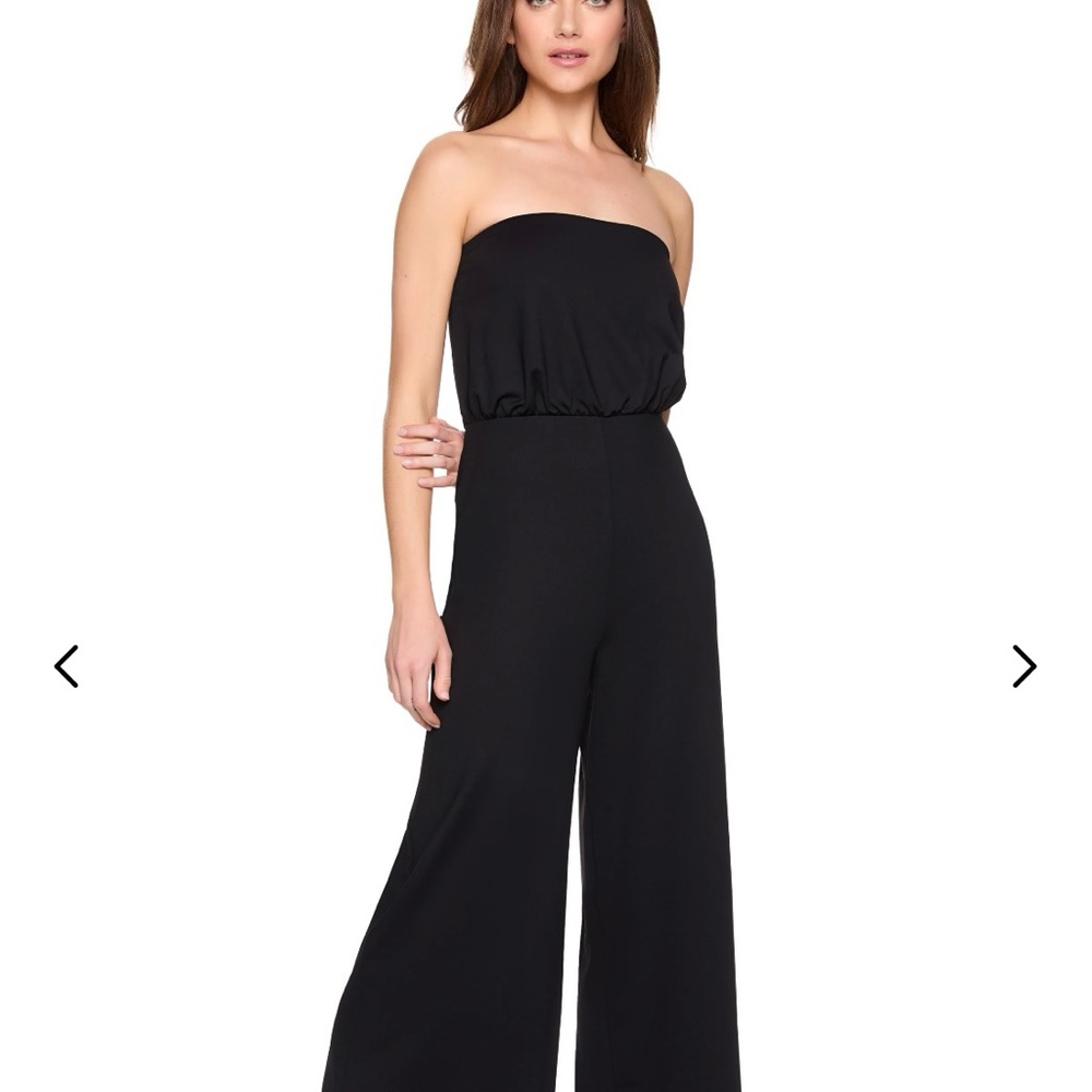 Susana Monaco Black Strapless Jumpsuit